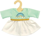 Puppenkleid Regenbogen, 35-45 cm