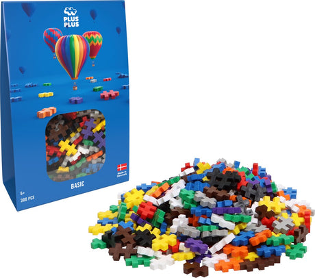 Plus-Plus Basic 300-teiliger Baukasten – 3350 – Konstruktionsspielzeug – Konstruktionsspielzeug – Set mit Bausteinen – ab 5 Jahren