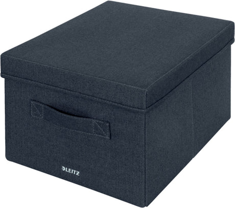 Leitz Stoff-Aufbewahrungsbox mit Deckel mittel, 2er-Set