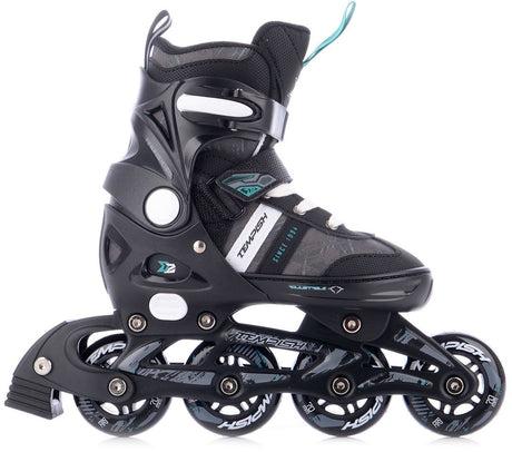 Tempish Dasty 2 Inlineskates – Inline-Skates – verstellbar – Schwarz – Größe 37-40