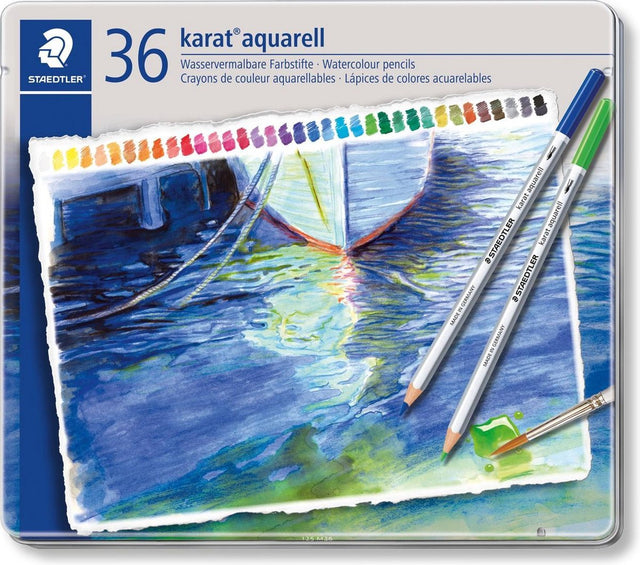 Staedtler karat aquarell kleurpotlood - set 36 st