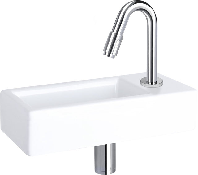 Differnz Brunnenhahn gebogen 19cm Chrom