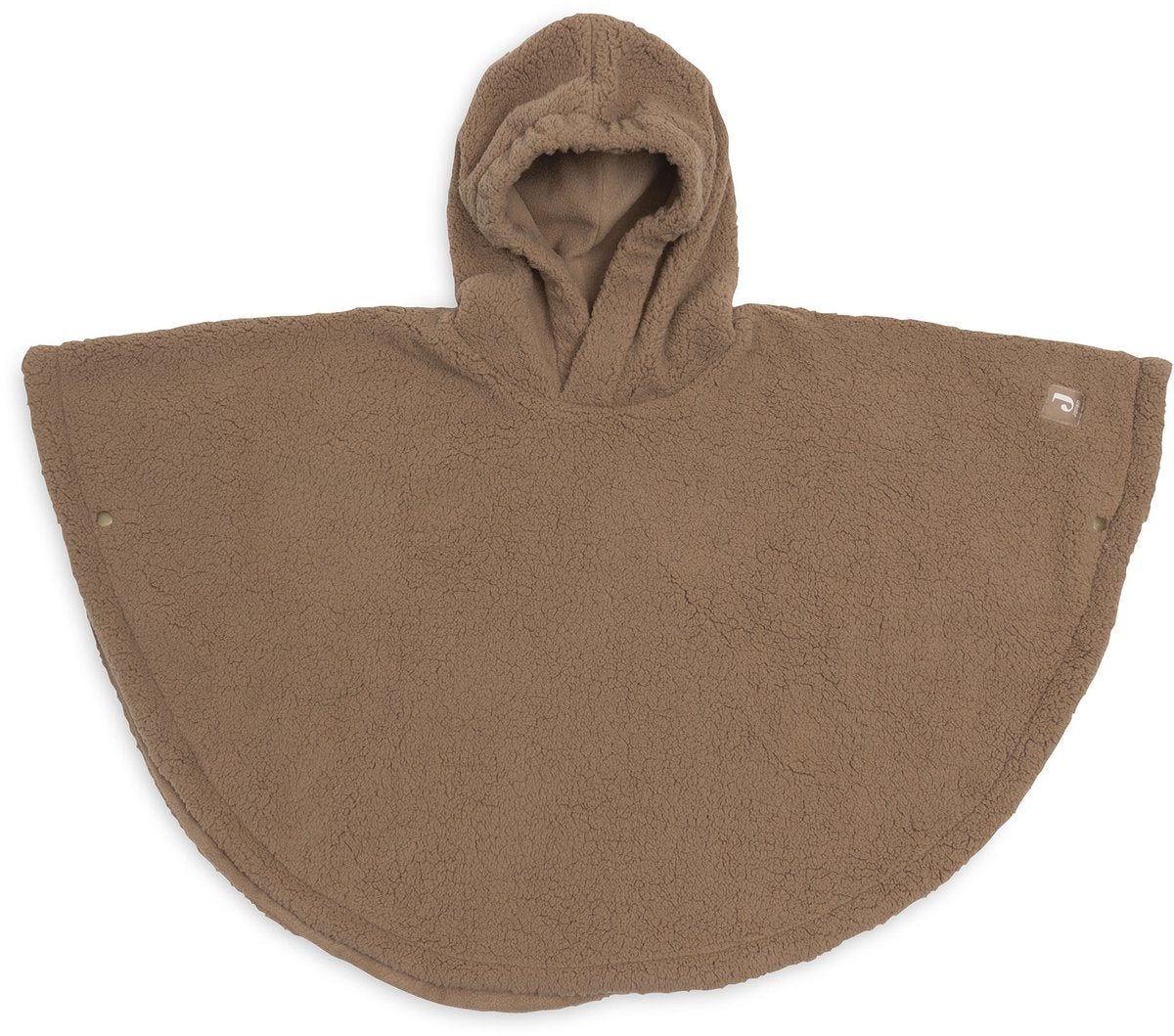 Jollein cosy poncho teddy fleece dark hazel one size
