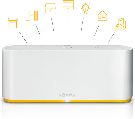 Somfy Tahoma-Schalter – Smart-Home-Hub – ZigBee, io-home control rts – Google Home, Alexa Apple Homekit – intelligenter Schalter für Rollläden, Sonnenschutz, Fensterdekorationsbeleuchtung