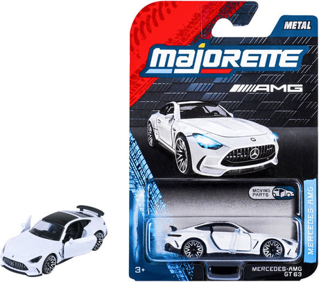 Majorette mercedes benz gt amg 63, wit