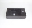 Plieger stone fontein met kraangat rechts 40x22cm antraciet
