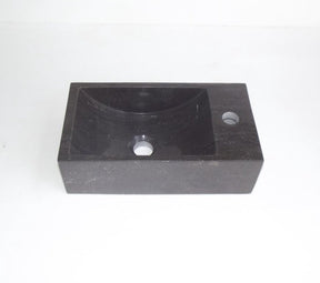Plieger stone fontein met kraangat rechts 40x22cm antraciet