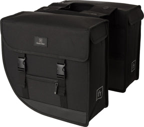 Fastrider bodyl hybride dubbele fietstas medium basics zwart