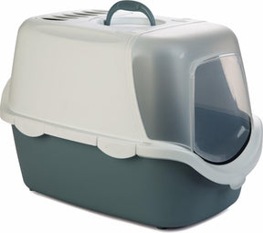 Stefanplast zolux cathy easy clean kattenbak met koolstoffilter - blauw