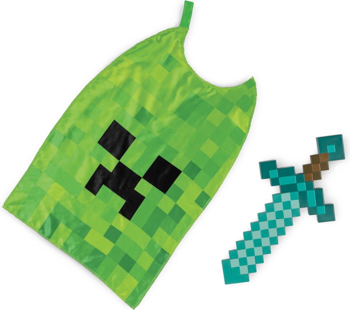 Minecraft-Schwert- und Umhang-Set komplett
