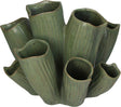 Hd collection vaas aardewerk groen 32,5x29x24cm