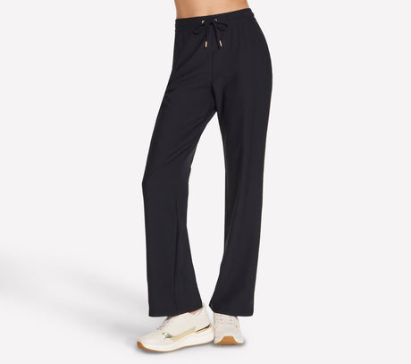 Skechers goluxe rib pant dames broek - zwart xl