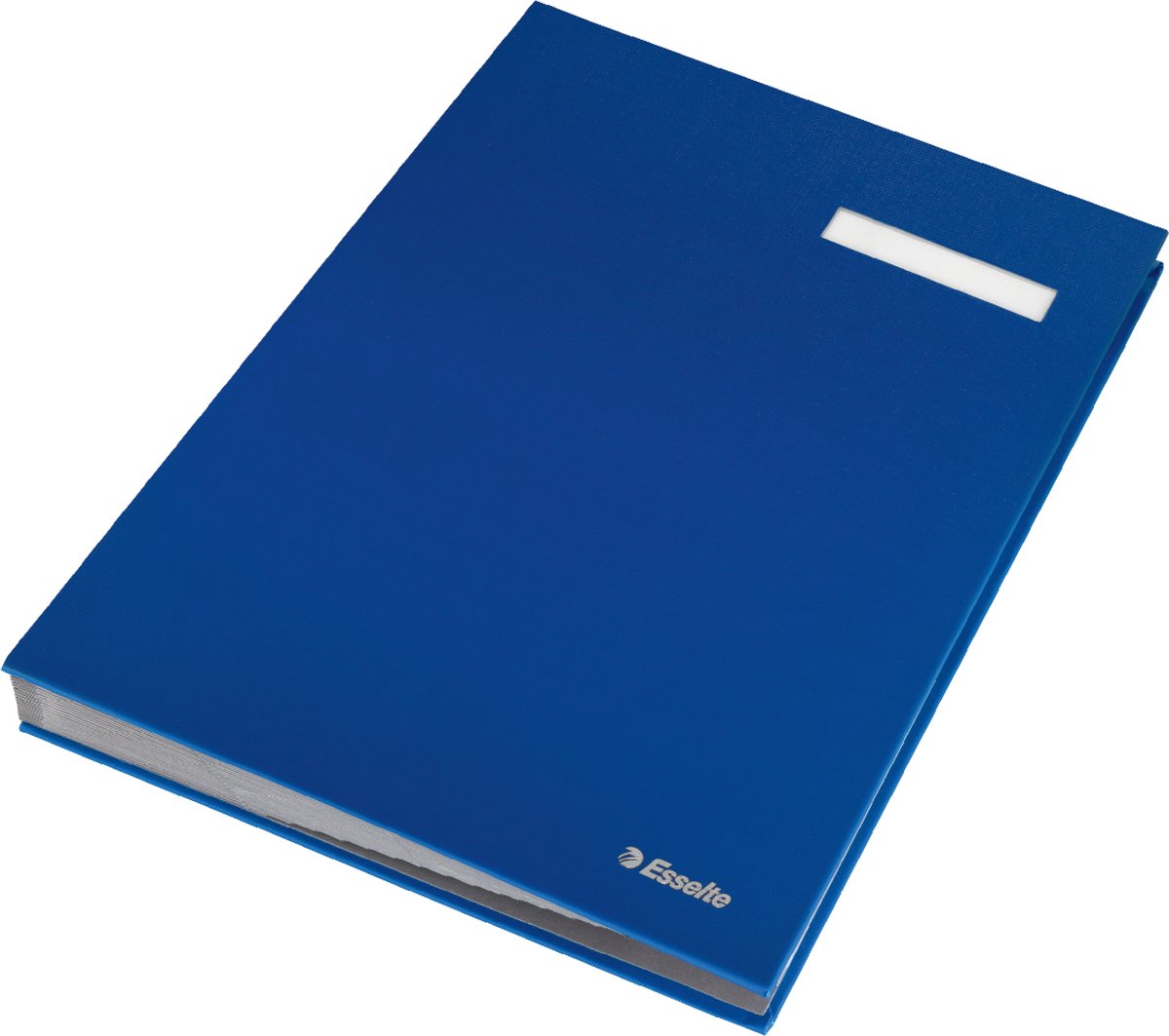 Esselte vloeiboek karton - met 20 scheidingbladen - blauw