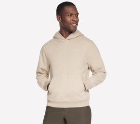 Skechers max soft hoodie heren trui - beige