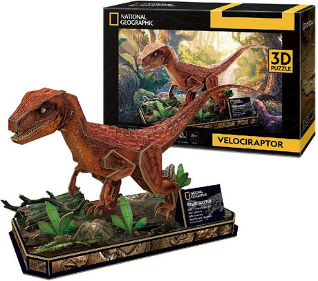 National Geographic 3D-Puzzle Velociraptor