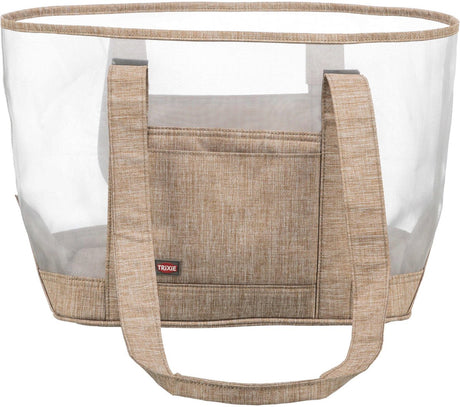 Trixie Hundetasche Mary transparent sand