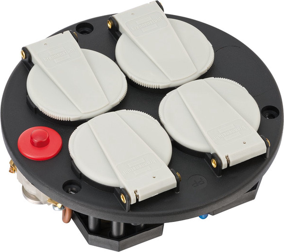 Brennerstuhl Steckdoseneinsatz 4-fach IP20 230V 16A Thermostat mit Kontrollleuchte - 1081080