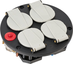 Brennerstuhl Steckdoseneinsatz 4-fach IP20 230V 16A Thermostat mit Kontrollleuchte - 1081080