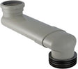 Geberit Sprungbogenrohrstärke – 72 mm – 90 – 110 mm, einstellbar von 14,5 cm bis 34,5 cm