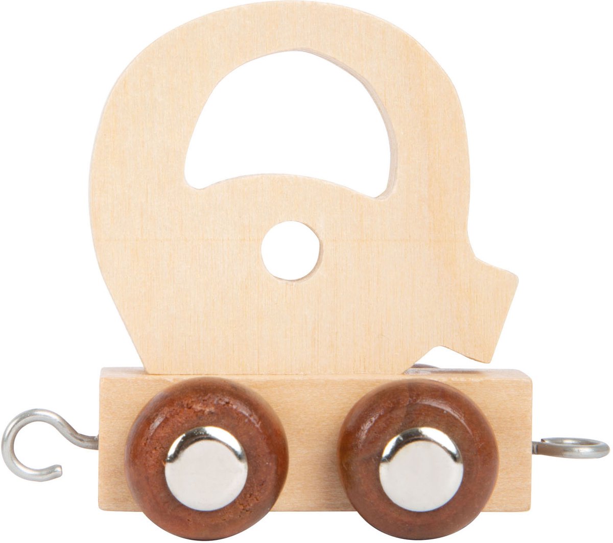 Small Foot - Buchstabenzug aus Holz - q - 12 Stück