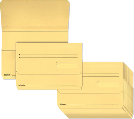 Esselte Manila-Einsteckmappen - A4-Format - 25 Stück - Gelb