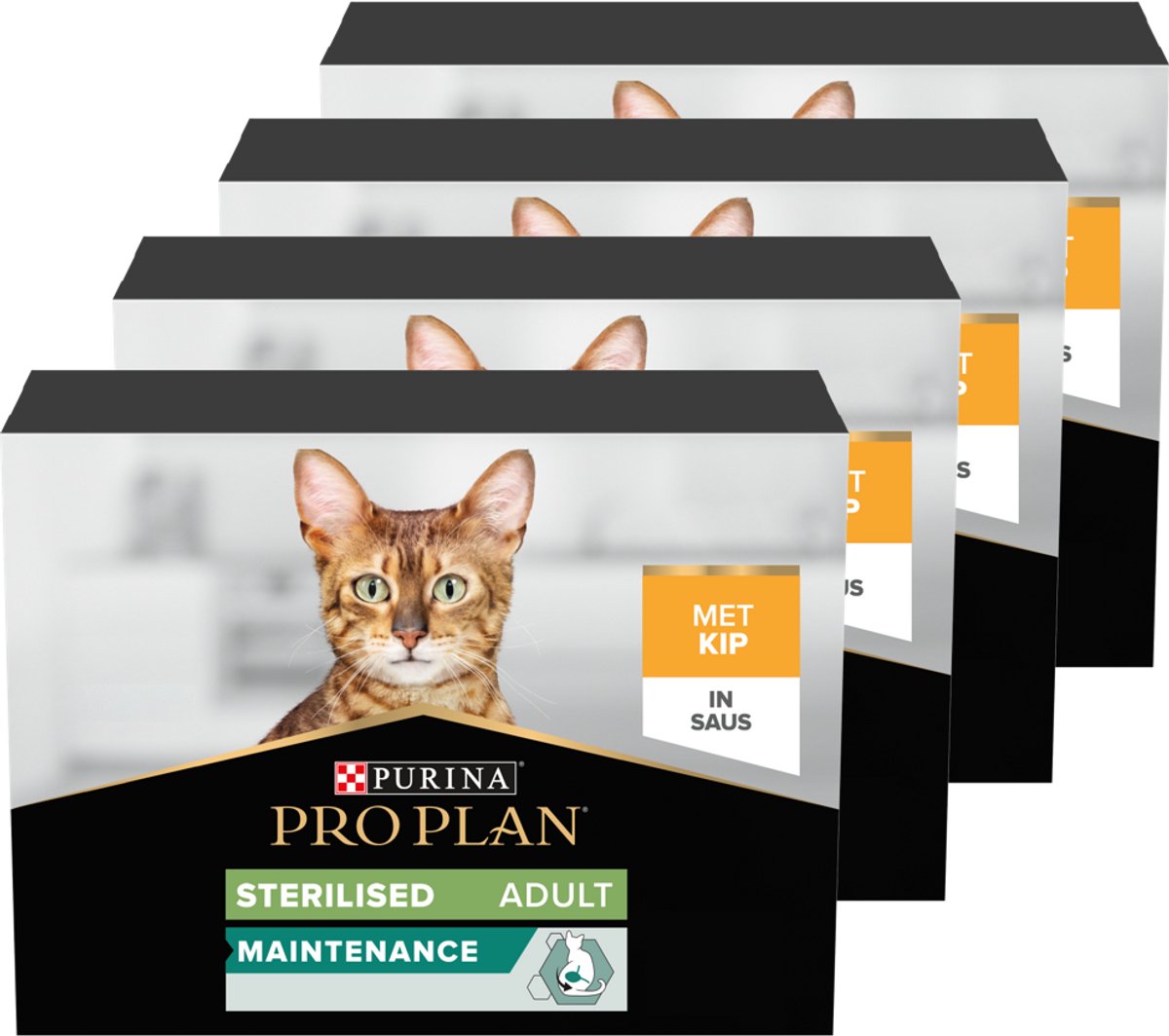 Pro Plan sterilisiertes Katzenpflege-Multipack – Nassfutter für Katzen – Huhn – 40 x 85 g