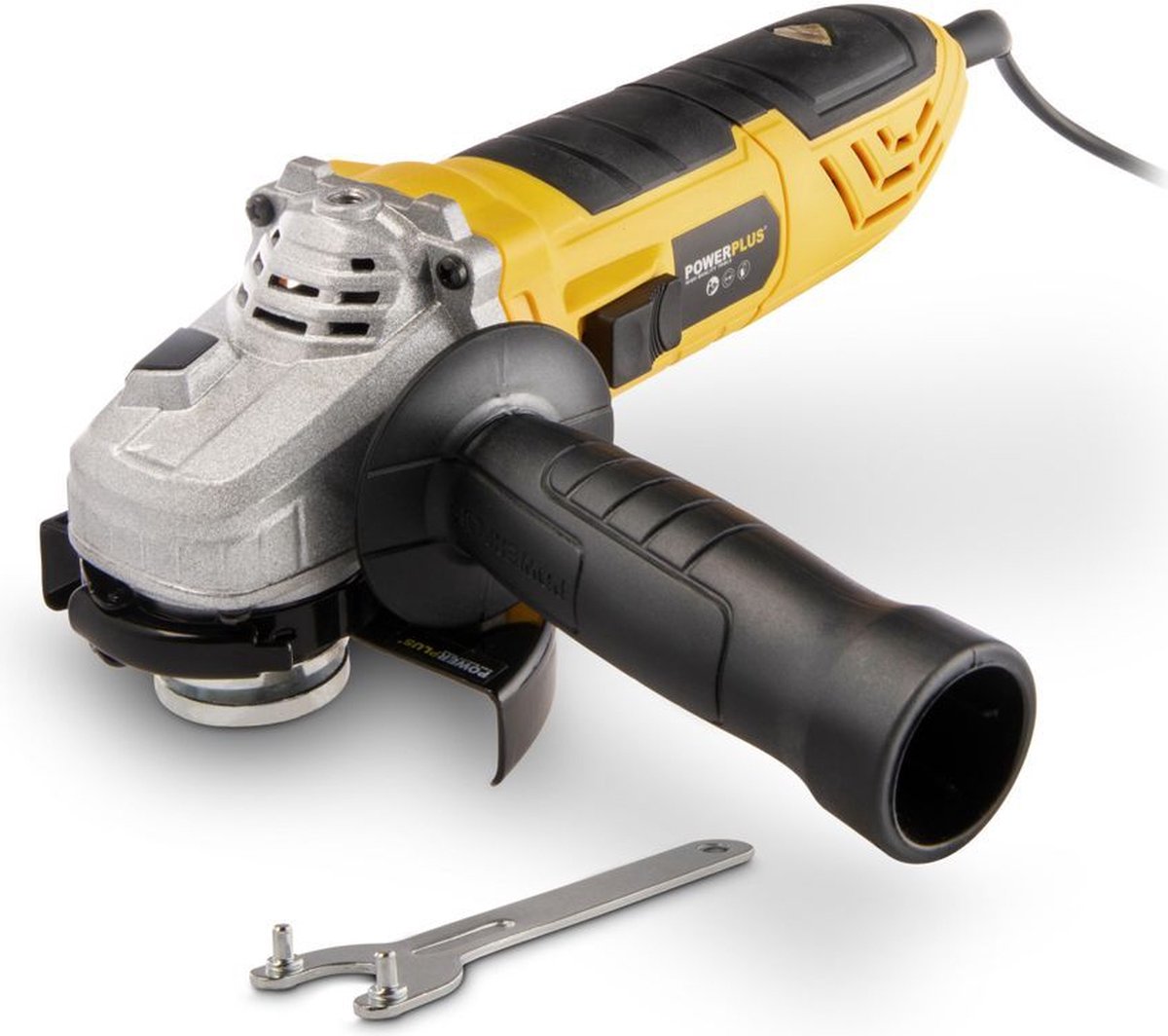 Powerplus elektrischer Winkelschleifer powx0611 – 900-W-Schleifmaschine – Schleifscheibe 115 mm ᴓ, kompaktes Elektrowerkzeug