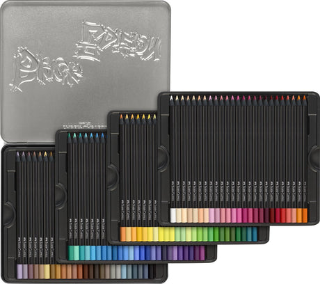 Faber-Castell Buntstifte – Black Edition – 100 Stück im Blechetui – FC-116490