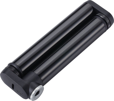 Bbb Cycling Doubleshot Mini-Fahrradpumpe – Hochdruck: 8 bar – 116 psi – aufsteckbarer Pumpenkopf für Presta-Ventile – kompakte Handpumpe Rennrad – 12 cm – bmp-102