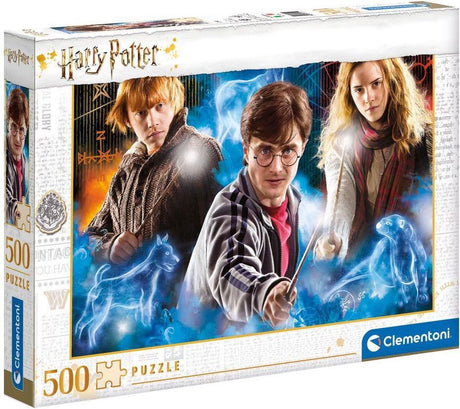 Clementoni – Puzzle – 500 Teile – Harry Potter 2 Kompaktbox – Puzzle für Kinder und Erwachsene