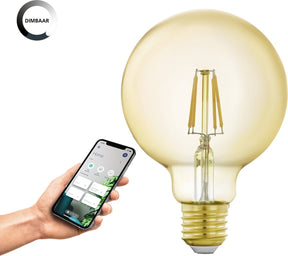 Eglo connect.z smart led lamp - e27 - ø 9,5 cm - 2200k - dimbaar - zigbee