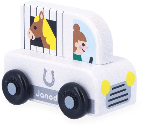 Janod - cross roads - houten paardentrailer
