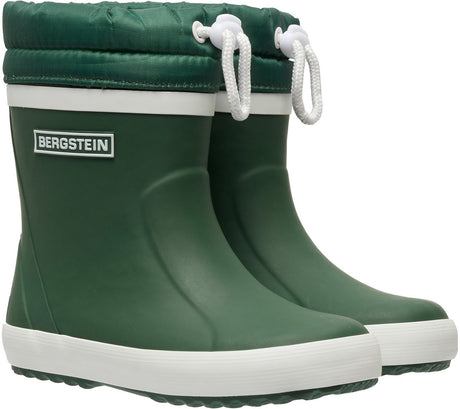 Bergstein classic thermo – gevoerde regenlaarzen kinderen – winterlaarzen – jongens meisjes – dark green 26