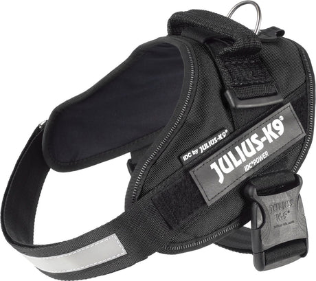Julius K9 IDC Power-Harnas Tuig für Etiketten schwarz