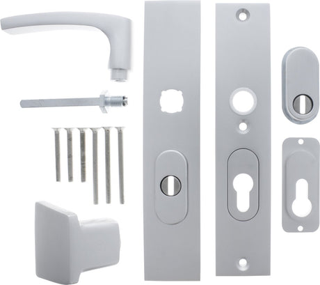 Starx duwergarnituur duwer-kruk - langschild - pc55 72 - skg*** - aluminium f1
