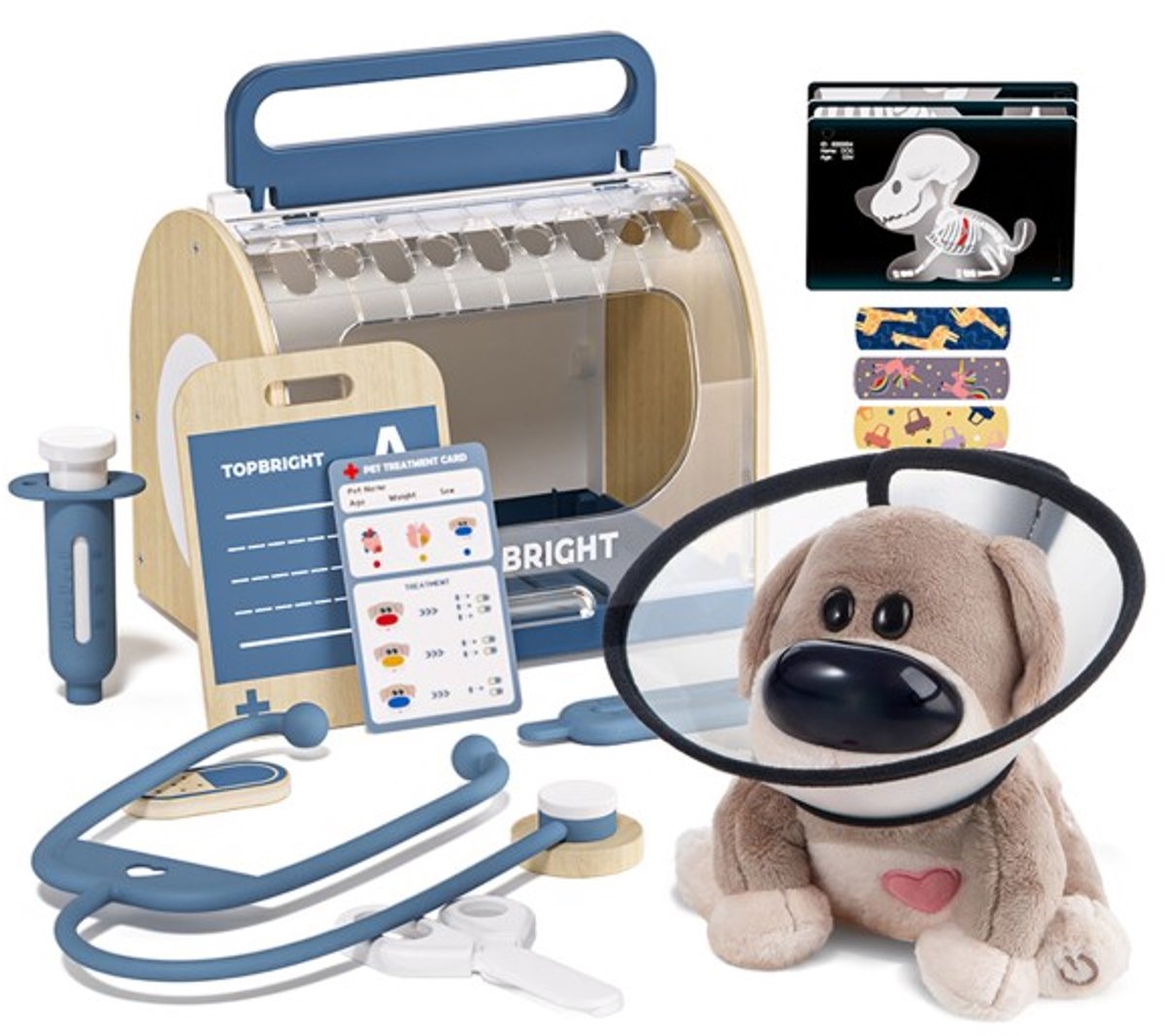 Topbright Pflege Haustiere Dr. Interaktives Kuscheltier für Hunde – Gewinner des Baby Innovation Award 2026