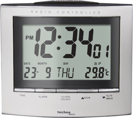 Nexttime Wetterstation - Funkuhr - Datum - Weckerfunktion - Technoline WT 280
