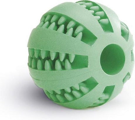 Beeztees Hundespielzeug-Massageball – Gummiball für Hunde – Zahnpflege – Minzgeschmack – 7 cm, Einheitsgröße