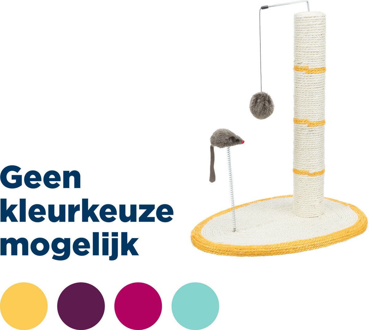 Trixie - Kratzbaum Scratch Me - Creme - sortiert - 40x30x50 cm