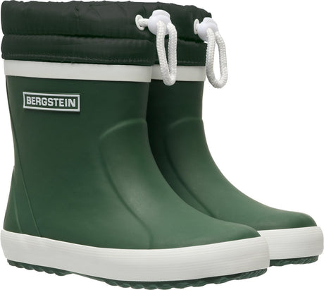 Bergstein classic thermo – gevoerde regenlaarzen kinderen – winterlaarzen – jongens meisjes – dark green 23