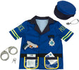 Klein Toys – Polizeikostüm für Kinder von 3 bis 6 Jahren – Jacke, Handschellen, Mütze und weitere Accessoires