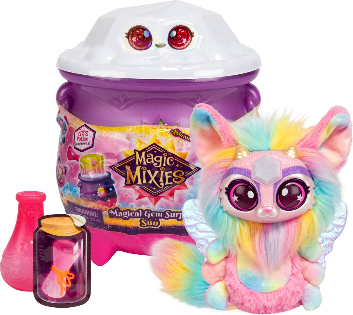 Moose Toys Magic Mixies Zauberkessel Sonne mit Kristallen