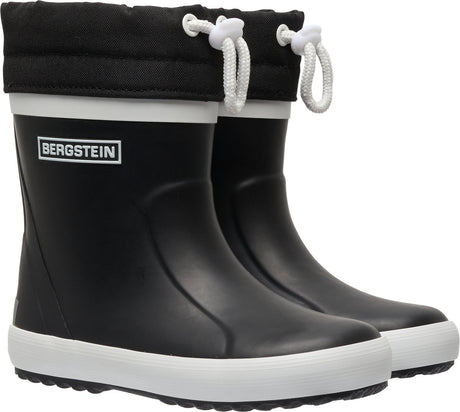 Bergstein classic thermo unisex junior regenlaarzen - black 33