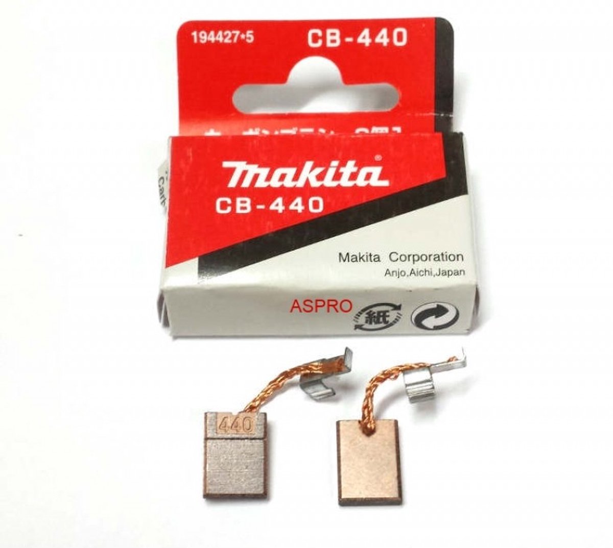 Makita koolborstelset cb-327