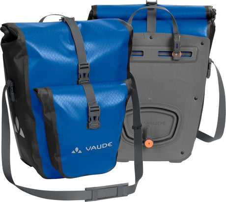 Vaude Aqua Back Plus Doppel-Fahrradtasche – 51 l (2 x 25,5 l) – blau