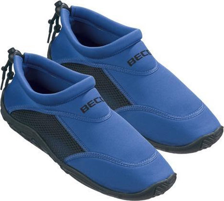 Beco waterschoenen surfschoenen - neopreen - volwassenen - rubber zool - blauw zwart maat 45
