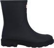 Hunter Downpour Short Insulated Boot Unisex-Regenstiefel – Schwarz 45