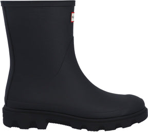 Hunter Downpour Short Insulated Boot Unisex-Regenstiefel – Schwarz 45
