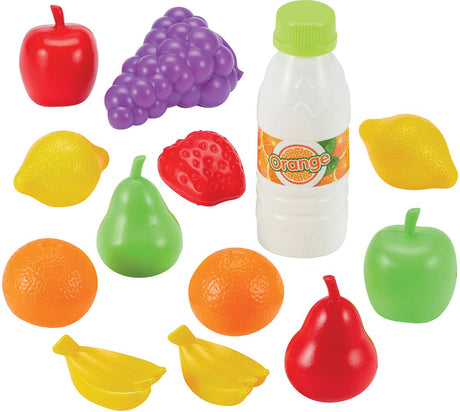 Ökoiffier -Spielzeuge essen Obst und Gemüse, 15dlg.