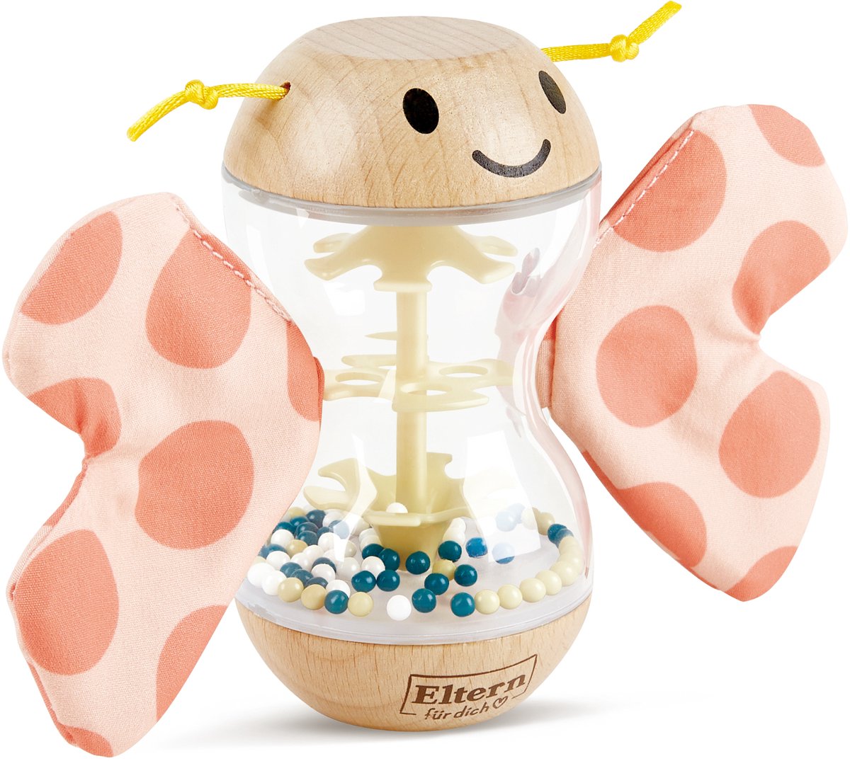 Hape regenmaker vlinder rosalie - baby rammelaar en regenmaker vanaf 0 maanden